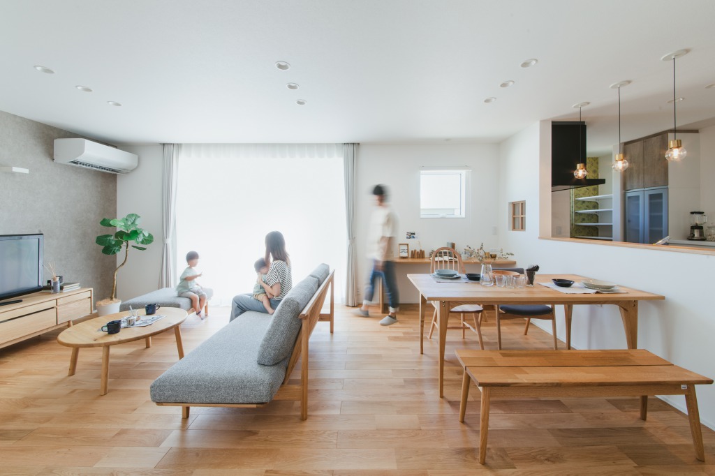 共働き夫婦の暮らしをデザインした、ナチュラルな家(浜松市)｜浜松の注文住宅工務店ワンズホーム