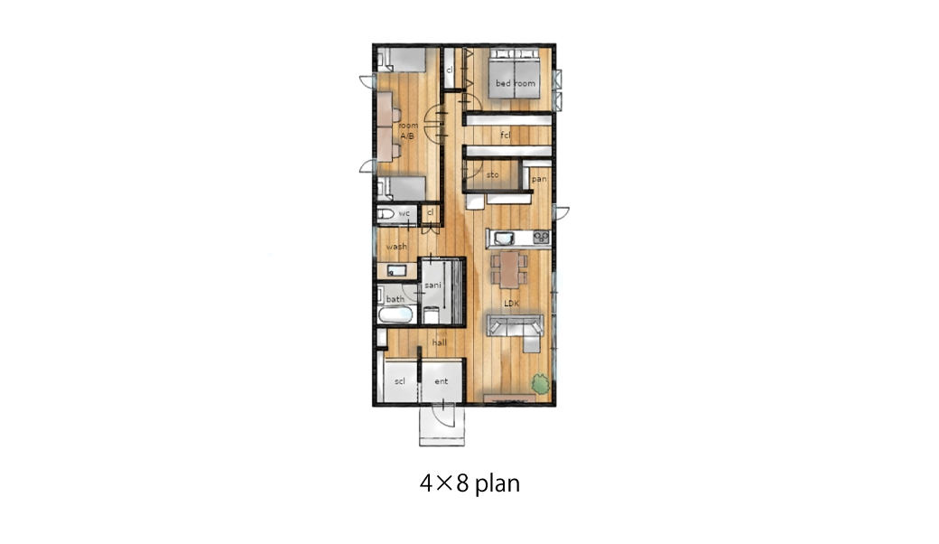 5×5 north south